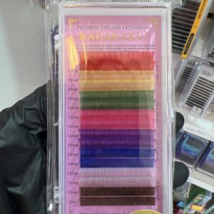 Pestañas de color 13mm 7D