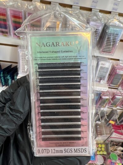 Pestañas doble Y (12mm 7D)