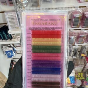 Pestañas de color 14mm 7D