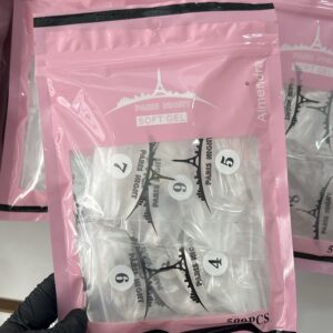 Tips soft gel, Almendras x500 (paris night)