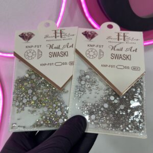 Strass plata, varios tamaños