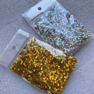 Decoración en Glitter, cola de sirena.