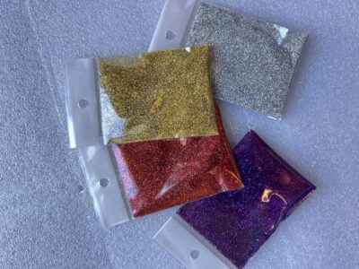 Decoración en Glitter, cola de sirena.