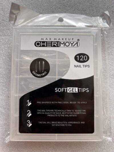 Tips soft gel Cortos, cuadrados. (Cherimoya)