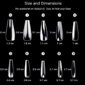 Tips soft gel Coffin, x500 paris night