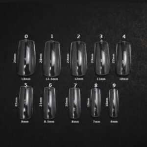 Tips soft gel x500 Cuadrados, paris night