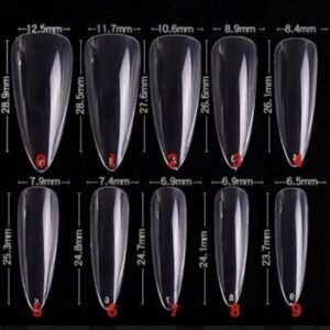 Tips soft gel stilletos x500 , paris night