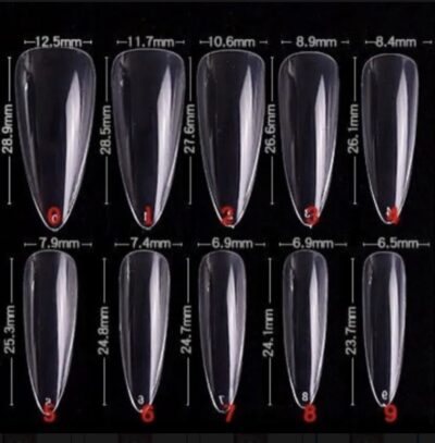 Tips soft gel stilletos x500 , paris night