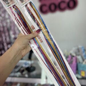 Extenciones de colores para pelo