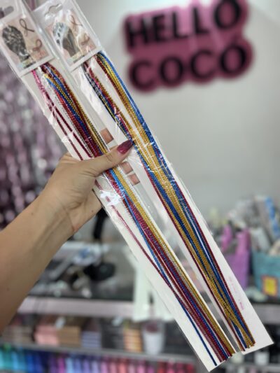 Extenciones de colores para pelo