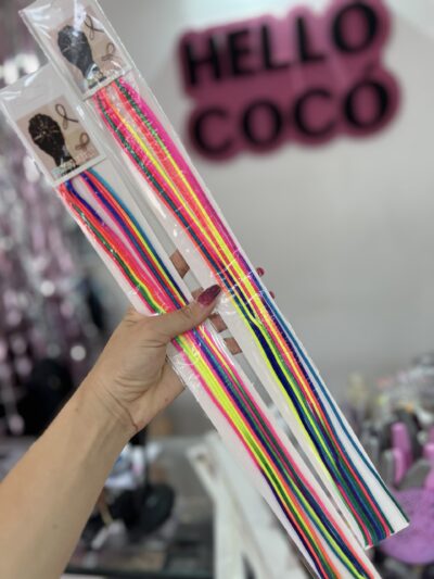 Extenciones de color flúor para pelo