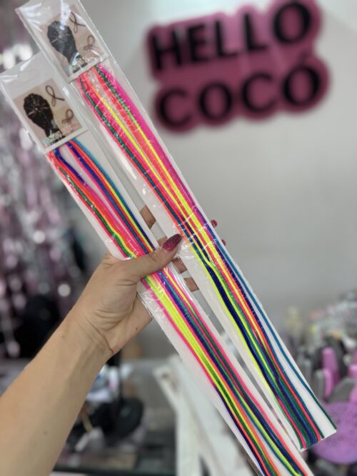 Extenciones de color flúor para pelo