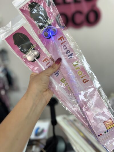 Extencion de pelo con brillo