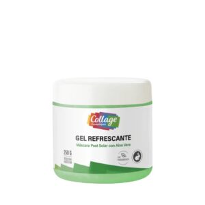 Gel refrescante - collage-