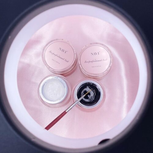 img_7119 Gel paint Blanco de Navi