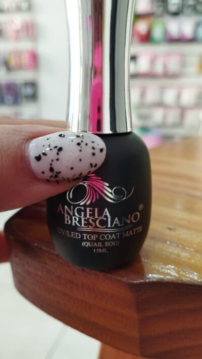 Top coat Matte huevo de codorniz, Angela Bresciano - Imagen 2