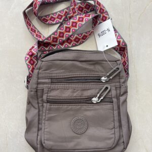 Bandolera GRIS VISÓN , importada.