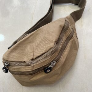 Riñonera BEIGE, importada.