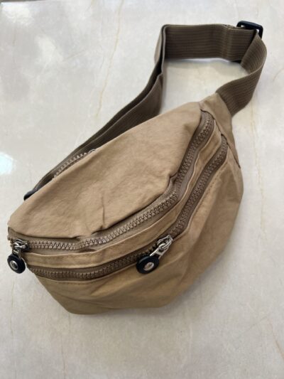 Riñonera BEIGE, importada.