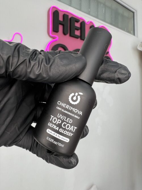Top coat ultra Glossy (línea CRYM de Cherimoya)