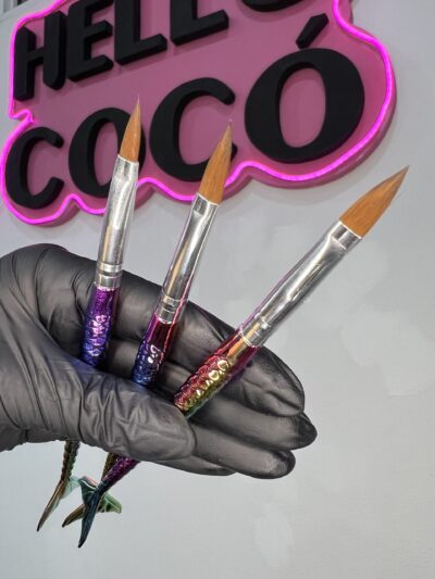 img_6019 Pinceles set x3 kolinsky N6, N8 y N10.