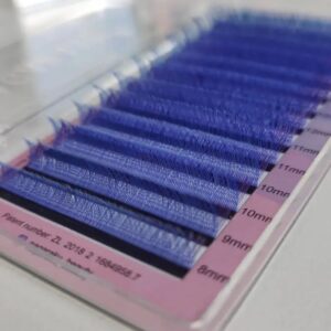 Pestaña doble Y mix, color violeta (8 al 15mm)