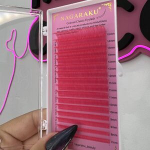 Pestañas clásicas color fucsia mix