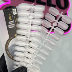 Tips Mely cuadrados Cortos 300 uni.