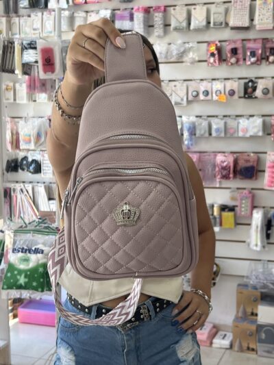 Bandolera corona rosa