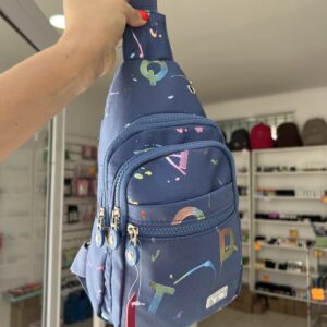 Cartera bandolera azul