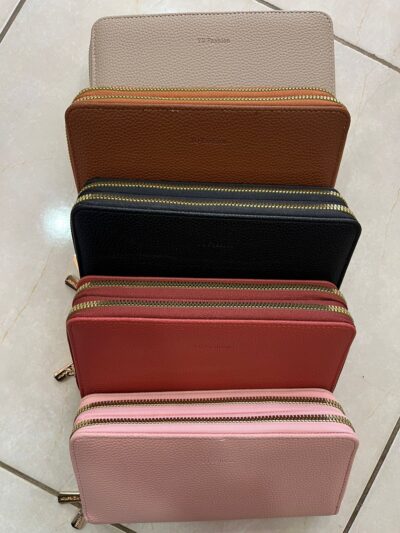 Billetera femenina doble cierre