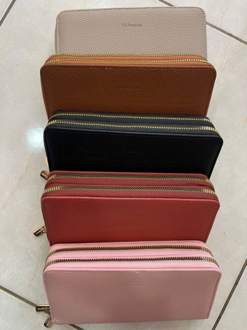 Billetera femenina doble cierre