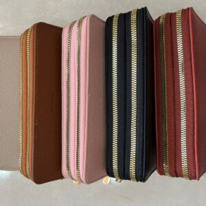 Billetera femenina doble cierre