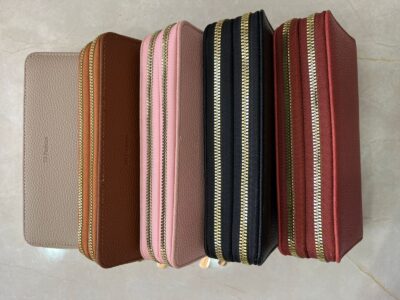 Billetera femenina doble cierre