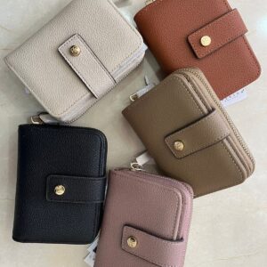 Billetera con Botón y cierre