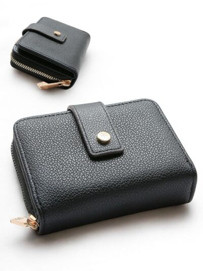 Billetera con Botón y cierre