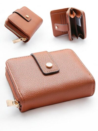 Billetera con Botón y cierre