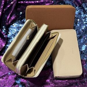 Billetera femenina doble cierre