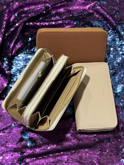 Billetera femenina doble cierre