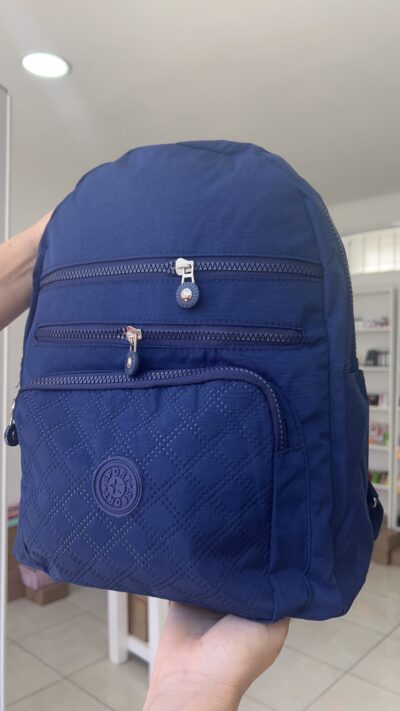 Mochila clásica azul
