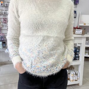 Buzo blanco elastizado