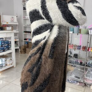 Saco grueso, pelo de mono elastizado