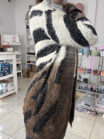 Saco grueso, pelo de mono elastizado