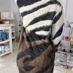 Saco grueso, pelo de mono elastizado