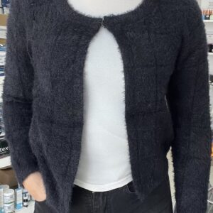 Campera azul oscuro elastizada