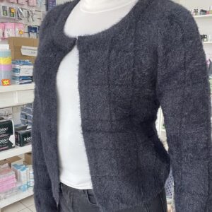 Campera azul oscuro elastizada