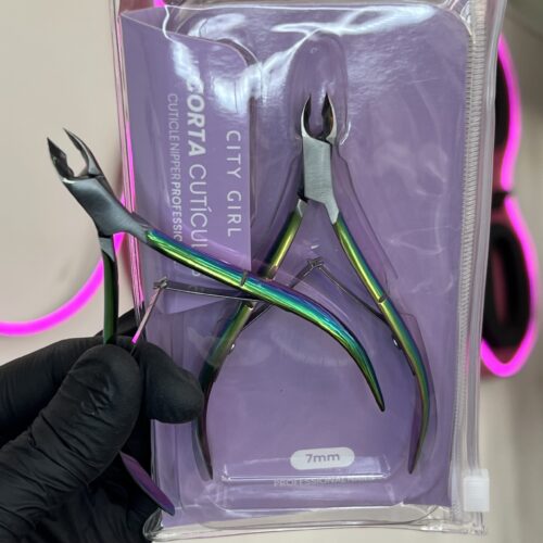 Corta cutículas tornasol 7mm City girl