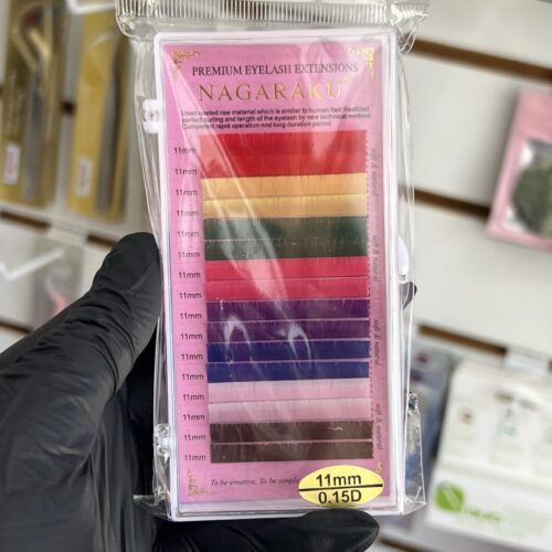 Pestañas color 11mm (0.15D)