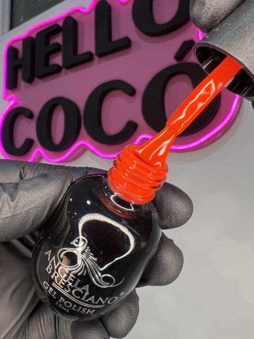 Esmalte N035 naranja Neón Angela Bresciano