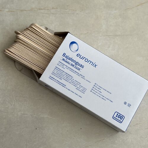 Palitos baja lenguas x100